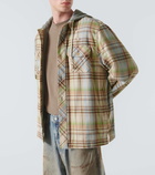 Acne Studios Checked cotton canvas overshirt