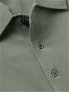 Rubinacci - Slim-Fit Cotton-Piqué Polo Shirt - Green
