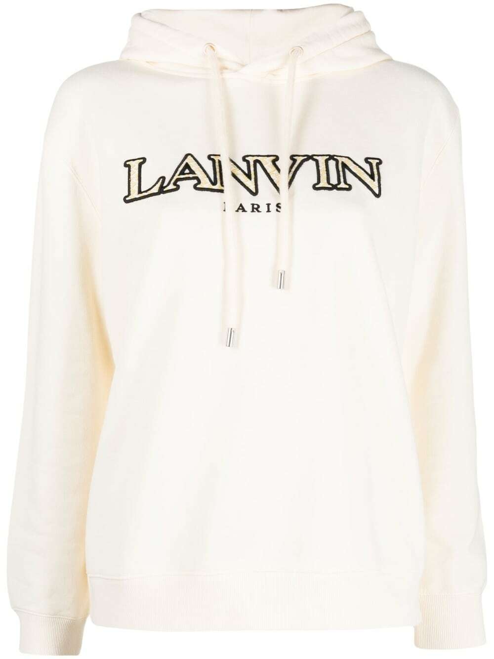 LANVIN - Logo Cotton Hoodie Lanvin