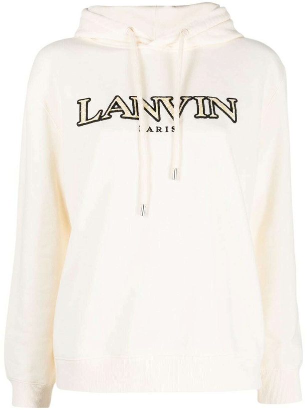 Photo: LANVIN - Logo Cotton Hoodie