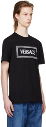 Versace Black Embroidered T-Shirt