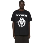 Vyner Articles Black Vision Logo T-Shirt