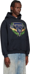 Rhude Black Montenegro Regatta Hoodie