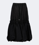 Noir Kei Ninomiya Tiered midi skirt