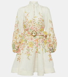 Zimmermann Matchmaker floral linen minidress