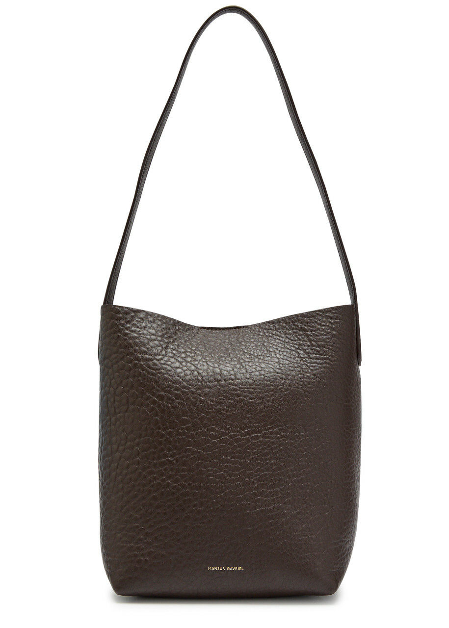 Mansur Gavriel Everyday Small Leather Tote bag - Dark Brown - One Size
