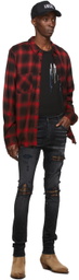 AMIRI Red Core Shadow Plaid Shirt