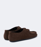 Jil Sander Hood suede loafers