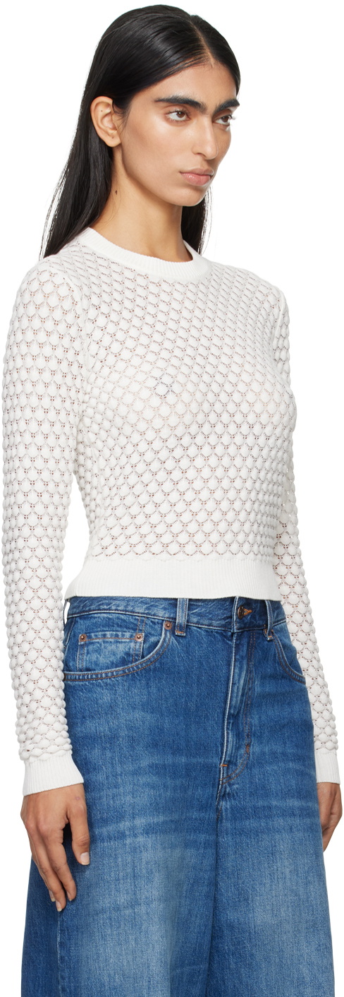 Chloé Off-White Crewneck Sweater