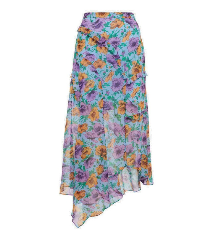 Photo: Veronica Beard Eleonora floral silk midi skirt