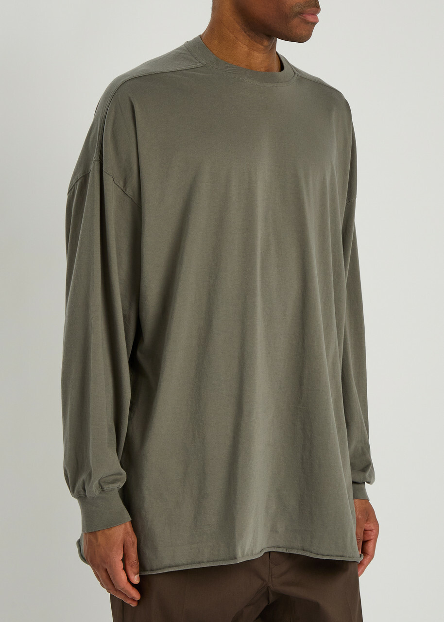 Rick Owens Tommy Cotton T-shirt - Dark Brown - One Size