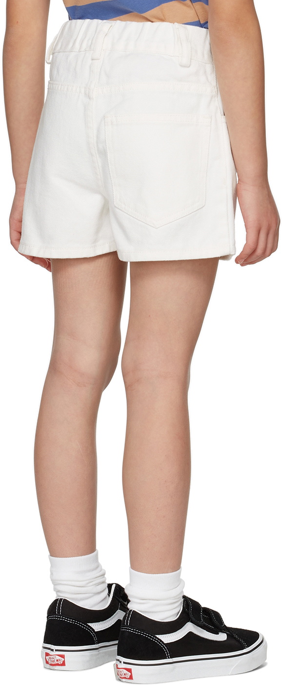 Wynken Kids White Denim Shorts