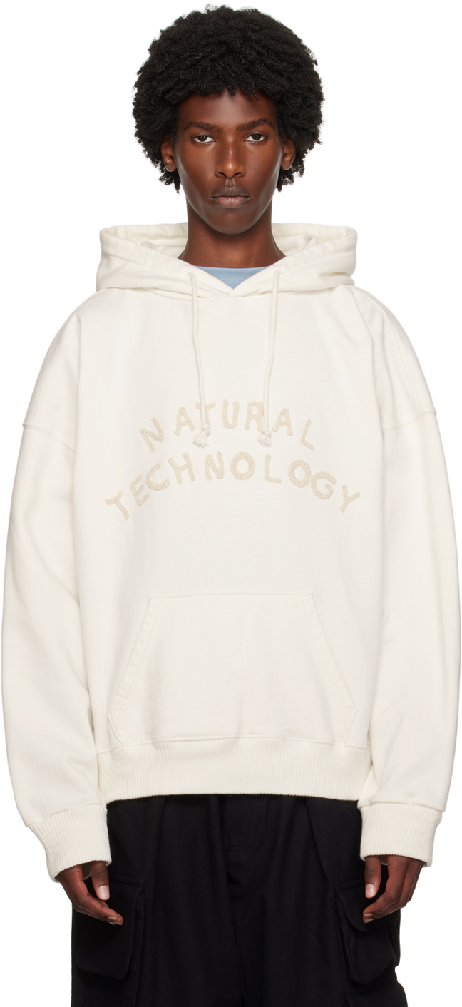 Story mfg. White Geo Hoodie