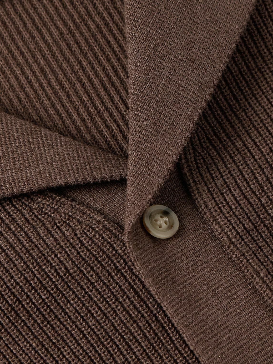 Onia - Camp-Collar Ribbed Linen and Cotton-Blend Shirt - Brown