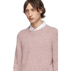 Maison Margiela Pink Wool Gauge 3 Sweater