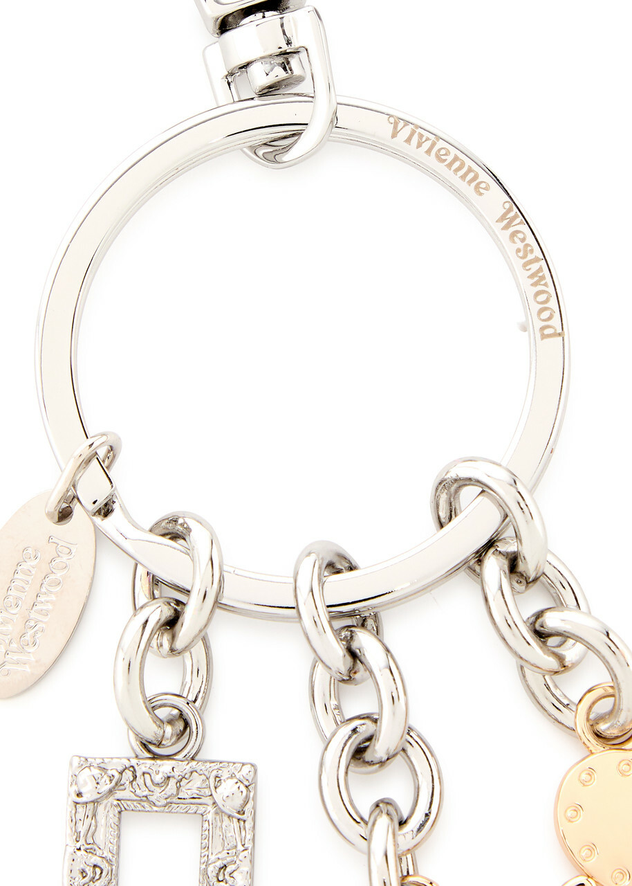 Vivienne Westwood Charms Keyring - Silver - One Size