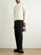 Jacquemus - Logo-Intarsia Alpaca-Blend Sweater - Neutrals