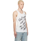Vivienne Westwood White 'Kiss Me Twice' Tank Top