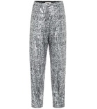 Christopher Kane - Snake-effect high-rise pants