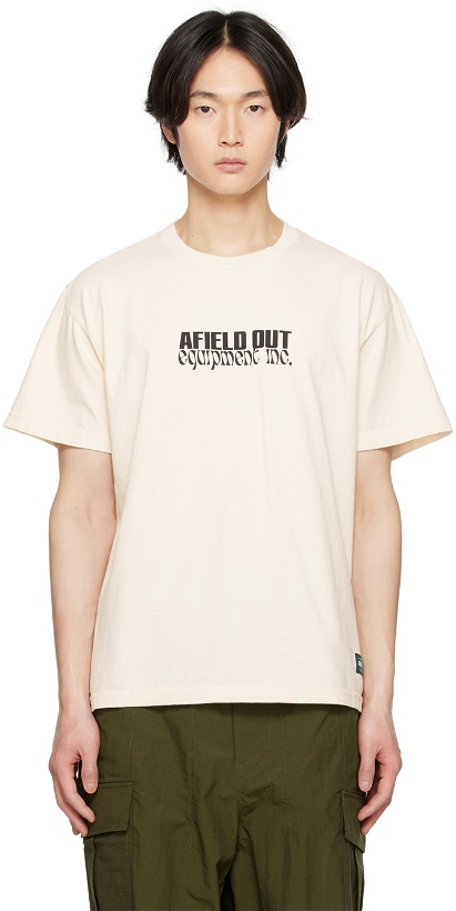 Photo: Afield Out Off-White Supply T-Shirt