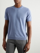 Incotex - Zanone Cotton T-Shirt - Blue
