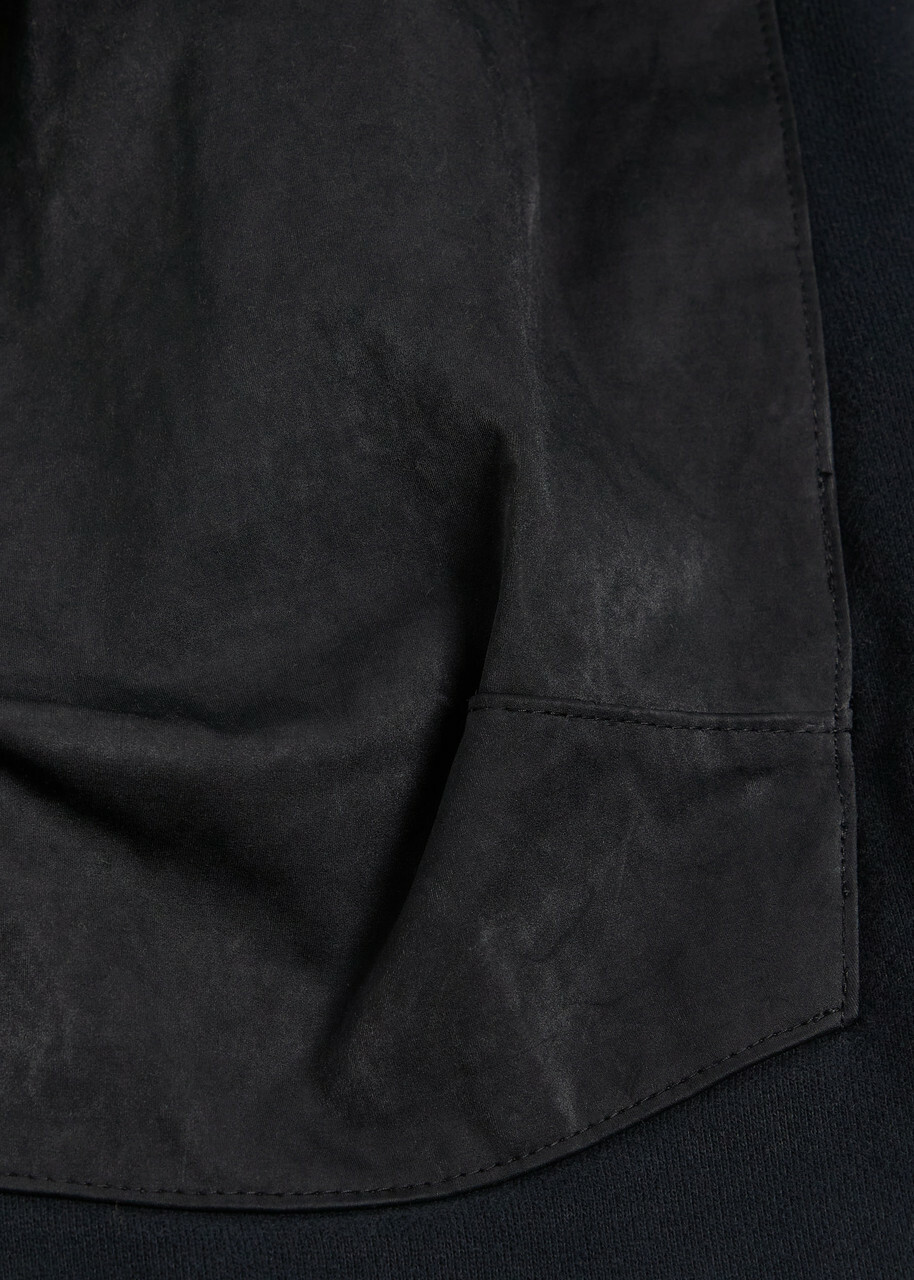 Ten C Panelled Cotton Sweatpants Black