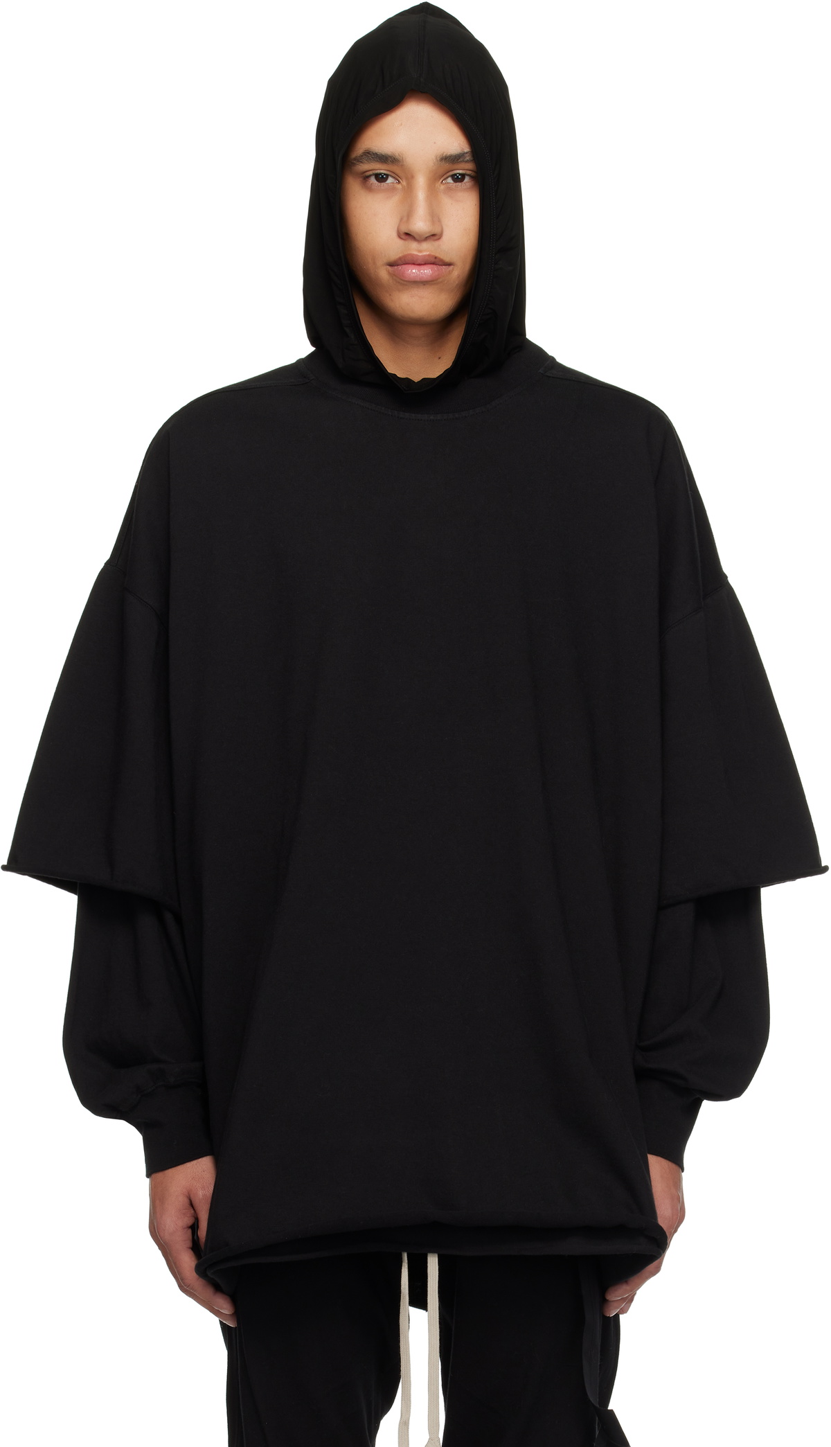 Rick Owens Drkshdw Black Aircut Pods Shorts Rick Owens Drkshdw