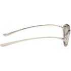Bottega Veneta Silver Cat Eye Knot Sunglasses