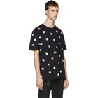 McQ Alexander McQueen Black Embroidered Swallow T-Shirt