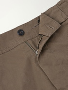 Margaret Howell - Tapered Cotton-Blend Canvas Trousers - Green