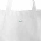 A.P.C. Men's x JJJJound Hotel Souvenirs Cabas Tote Bag in White 