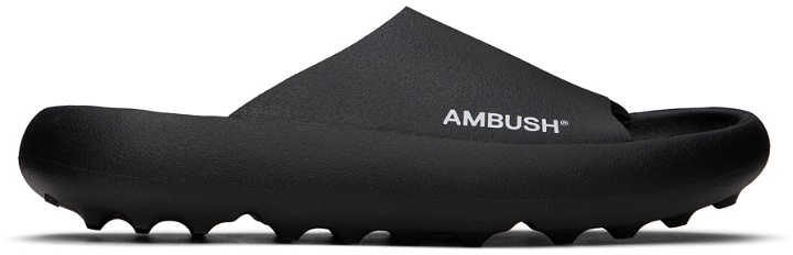 Photo: AMBUSH Black Slider Sandals