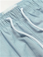 Solid & Striped - The Classic Mid-Length Striped Swim Shorts - Blue