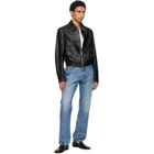 Givenchy Blue Couture Seam Straight Fit Shadow Washed Jeans