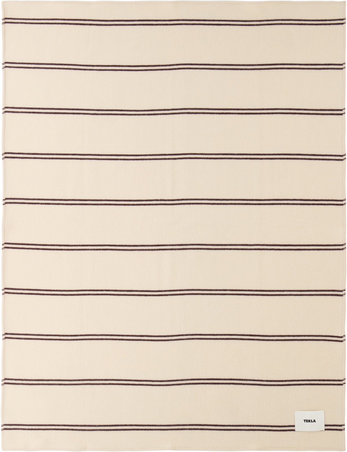 Tekla Beige Lambswool Blanket