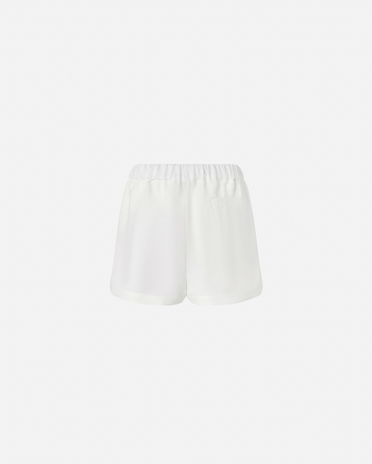 Pinko Lightweight Linen And Viscose Shorts Snow White