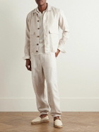 De Petrillo - Linen-Twill Overshirt - Neutrals