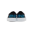 Kenzo Black Limited Edition Holiday K-Skate Sneakers