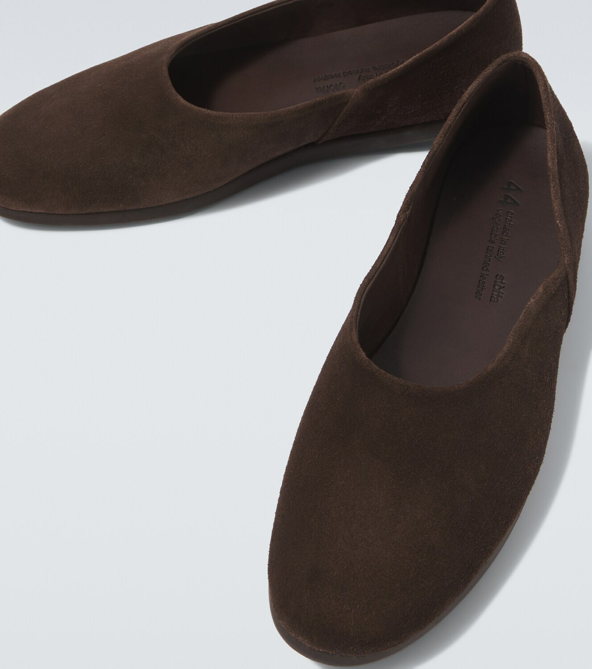 Stòffa Suede slip-on shoes