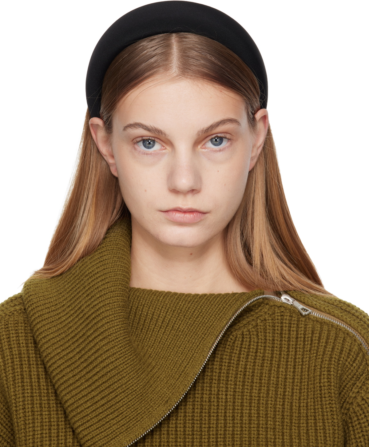 Sophie Buhai Black Classic Puffy Headband