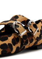 Alohas Thekla Leopard-print Calf-hair Ballet Flats