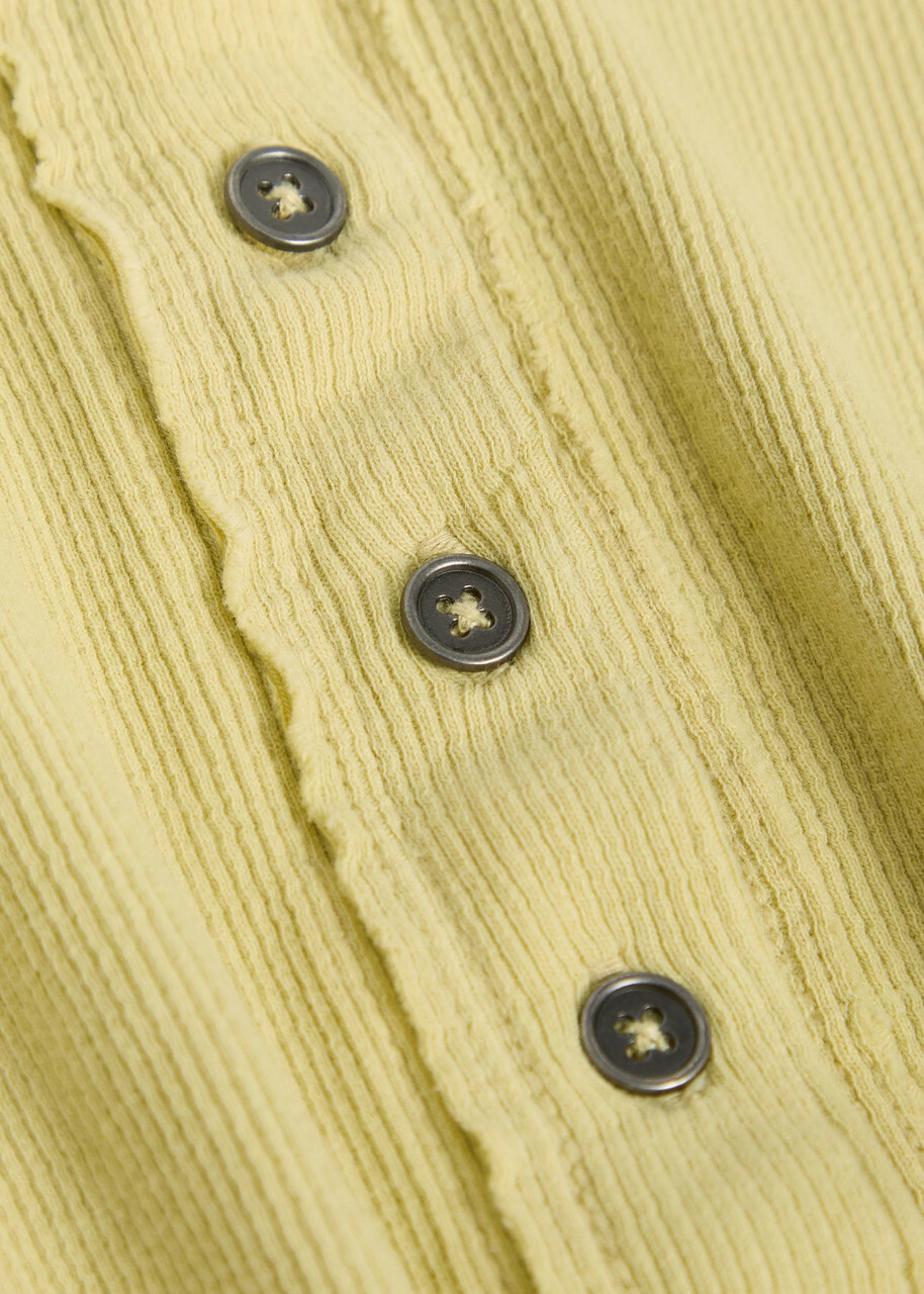 Free People Jamie Ribbed Stretch-cotton Tank top Yellow