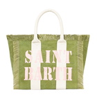 MC2 Saint Barth Vanity Canvas Shoulder Bag With Logo Print