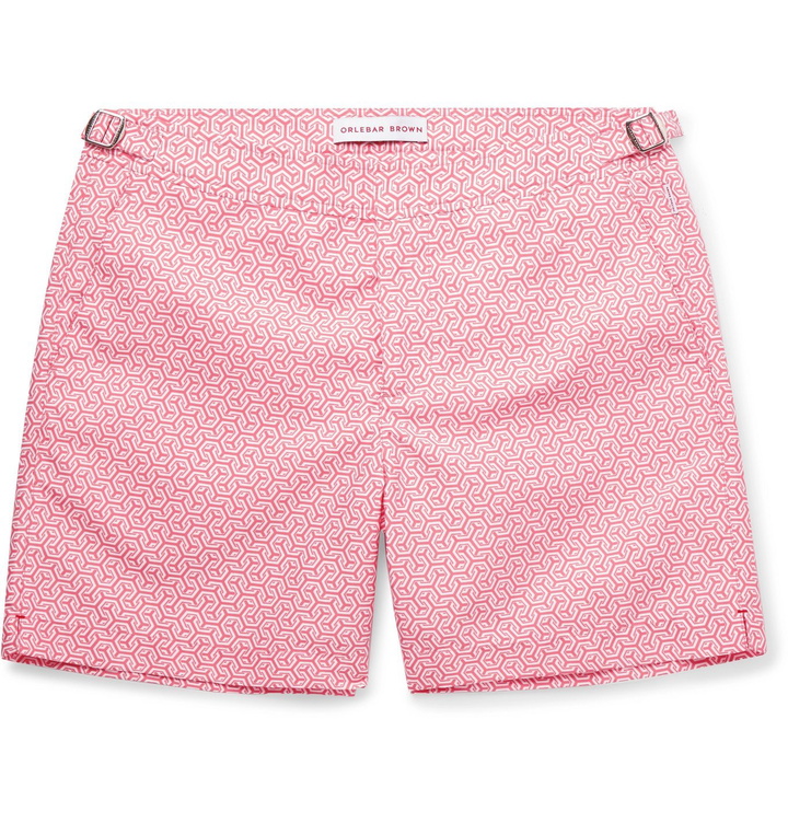 Photo: Orlebar Brown - Bulldog Printed Shell Swim Shorts - Pink