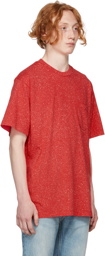 John Elliott Red Salt Wash Pocket T-Shirt