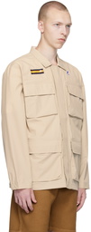 Universal Works Beige K-Way Edition Porthmeor Jacket