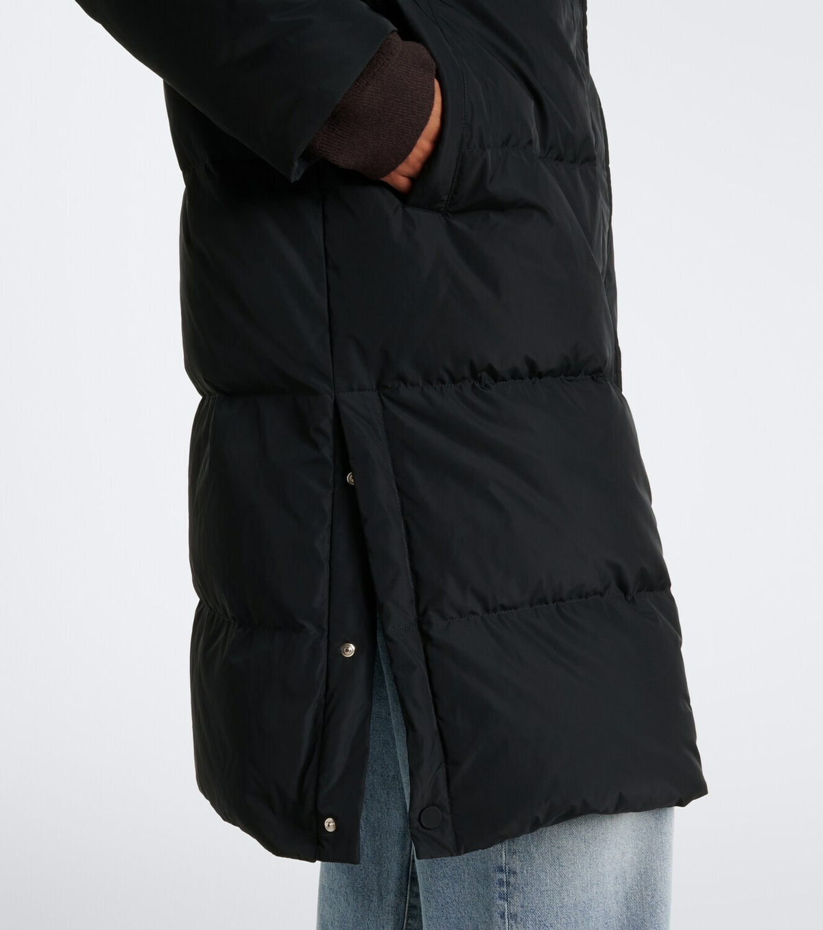 Yves Salomon Hooded down coat