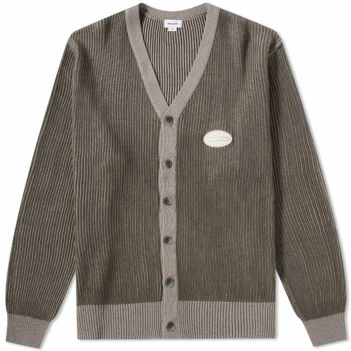 Photo: thisisneverthat Men's T-Logo Cardigan in Grey/Khaki