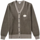 thisisneverthat Men's T-Logo Cardigan in Grey/Khaki