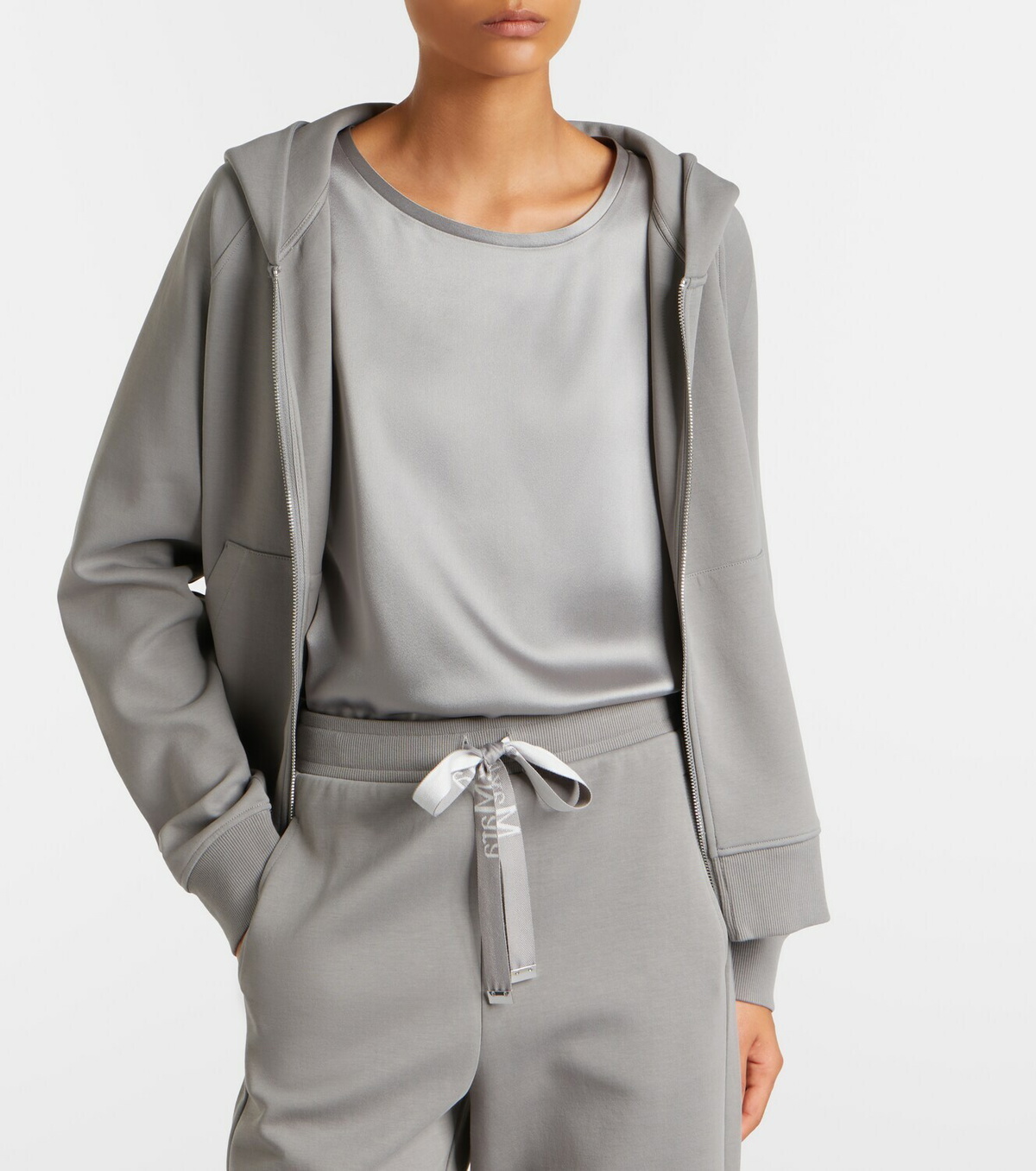 'S Max Mara Cotton-blend jersey hoodie